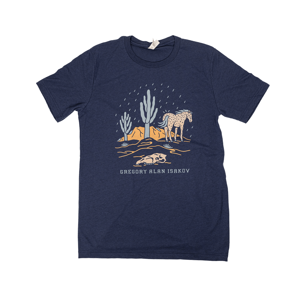 Desert Rain Tee - Navy (Gildan) image 0
