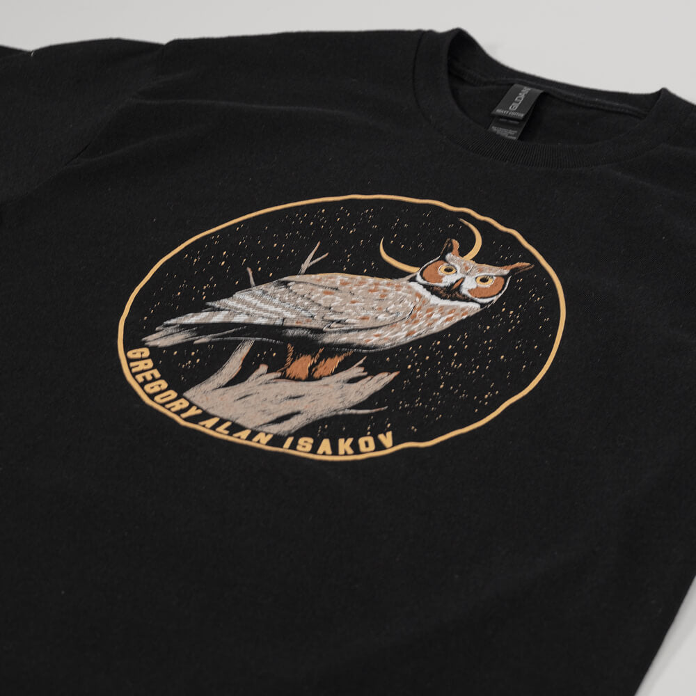 Owl Tee - Black image 1