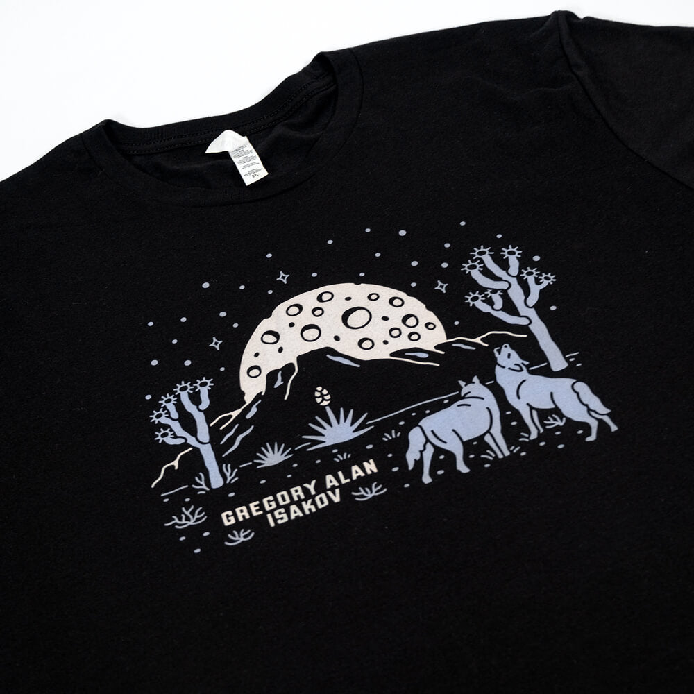 Full Moon in Joshua Tree Tee - Black image 1