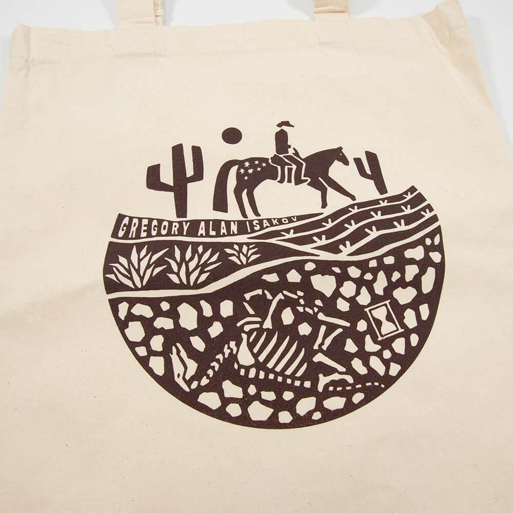 Appaloosa Woodblock Tote Bag - Natural image 1