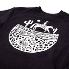 Appaloosa Woodblock Crewneck - Navy image 1